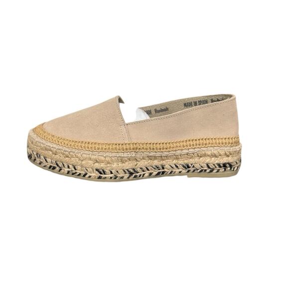 New! Free People Eden Double Stack Espadrilles - Size US 7.5 / EU 38 - Picture 6 of 12